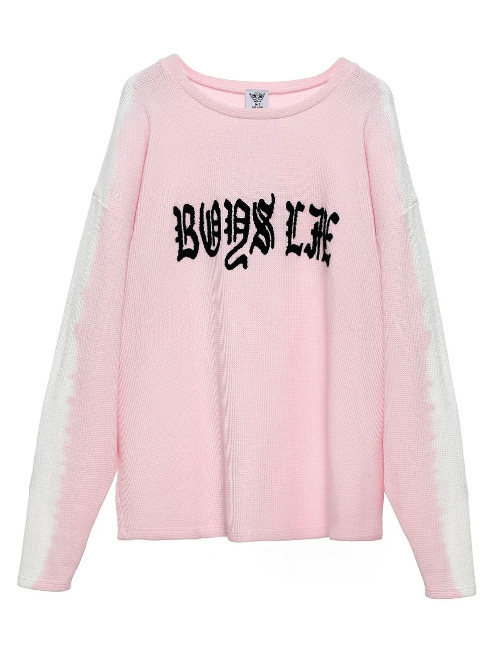Boys Lie High Class Private School Thermal Boyfriend Tee - Image 3