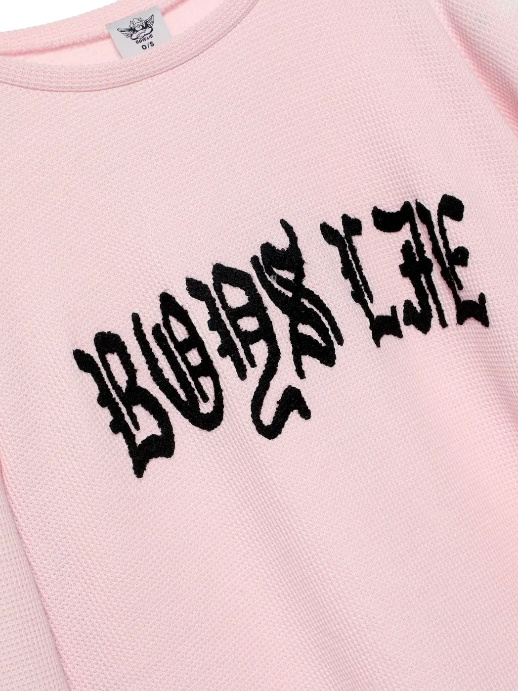 Boys Lie High Class Private School Thermal Boyfriend Tee - Image 5