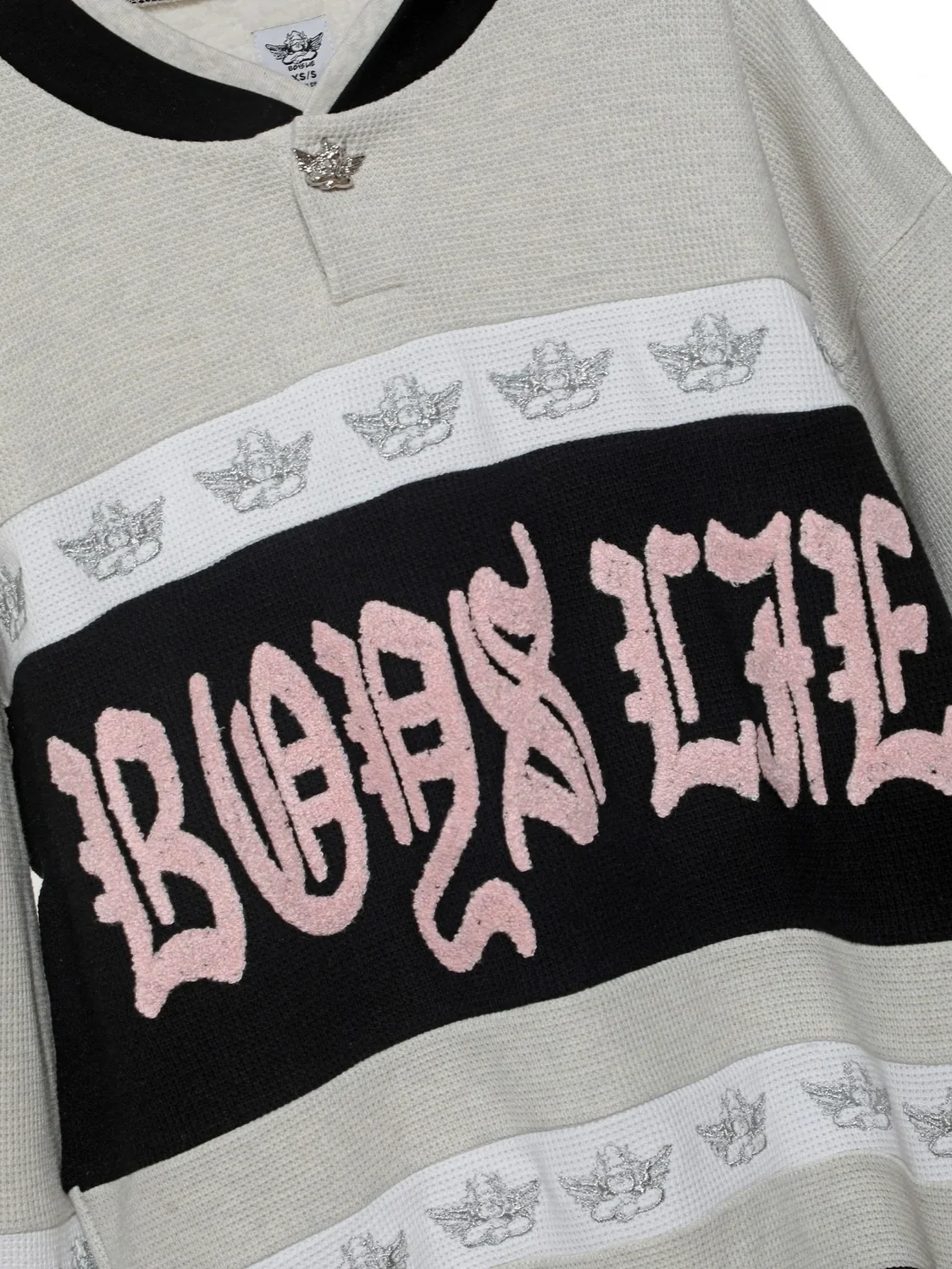 Boys Lie High Class Private School Thermal Rider Crew - Image 5