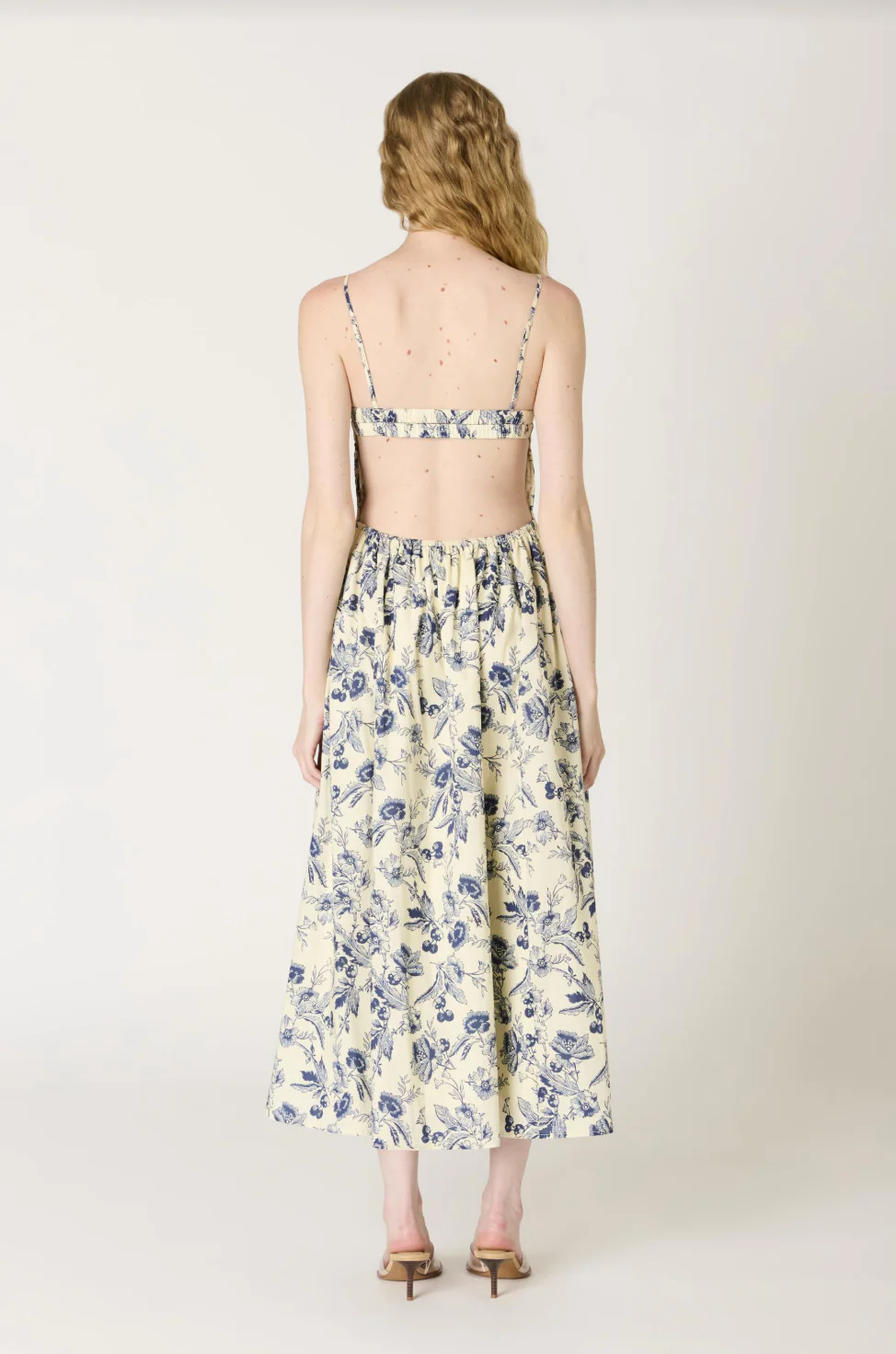 NIA Destene Floral Midi Dress - Image 3