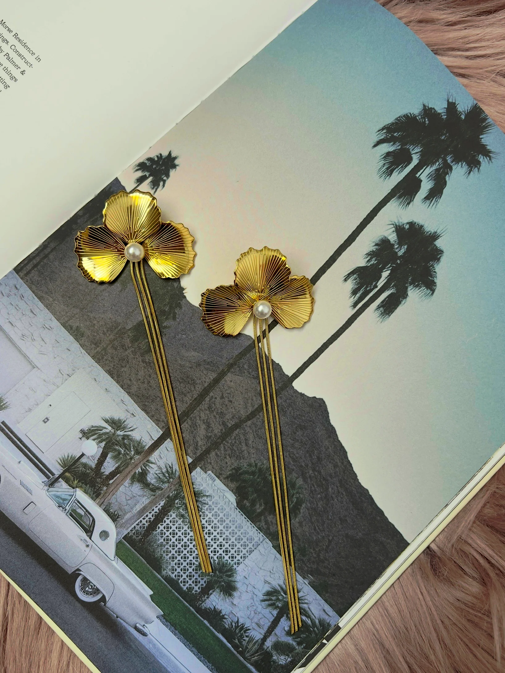 Flora Large Statement Earring - Image 3