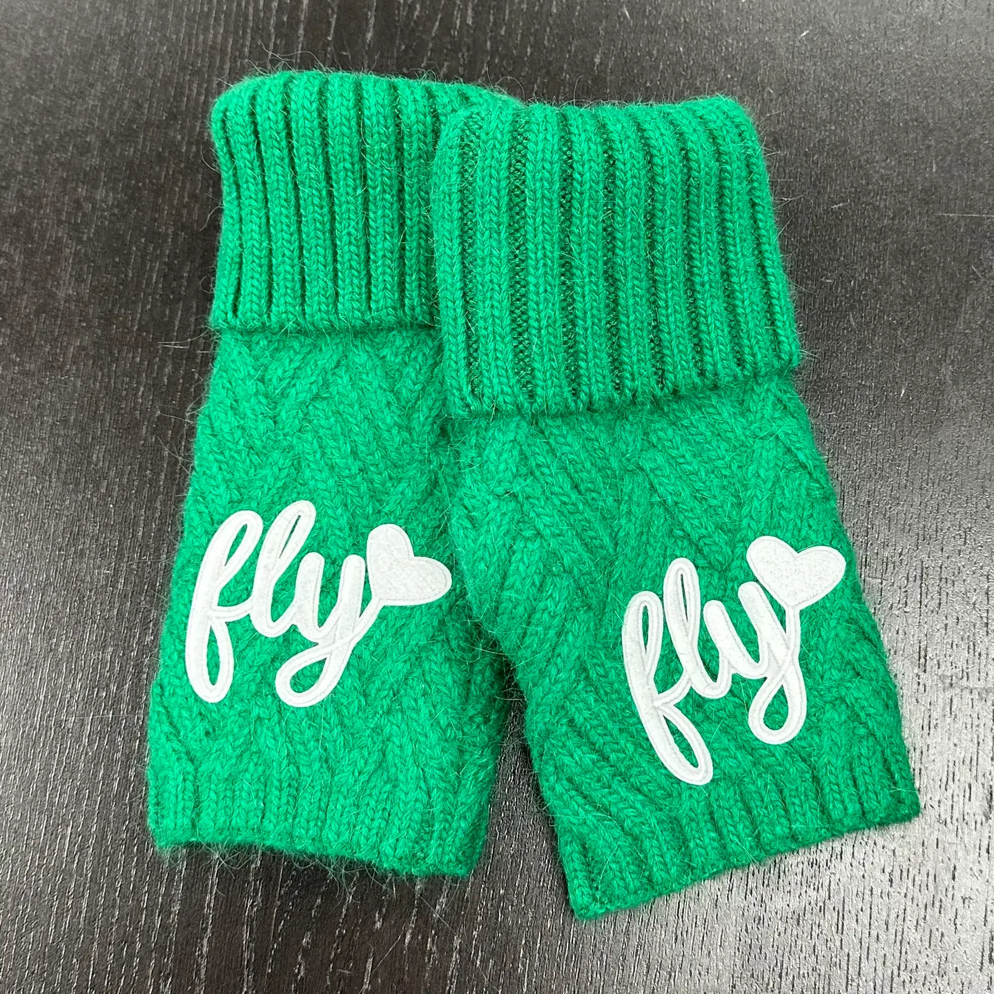 Fly Eagles Fingerless Gloves - Image 2