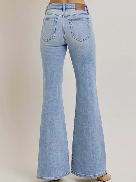 High Rise Happi Flare Moto Seamed - Image 4