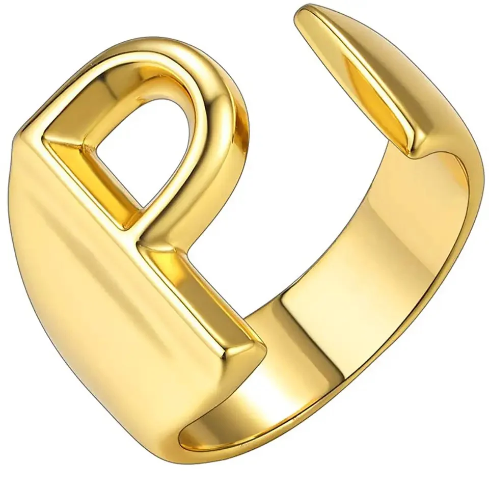 Lido Bold Initial Ring - Image 16