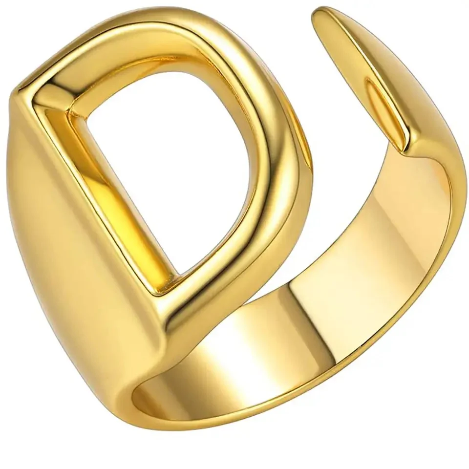 Lido Bold Initial Ring - Image 24