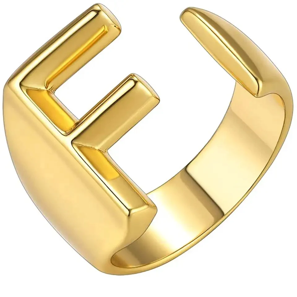 Lido Bold Initial Ring - Image 9