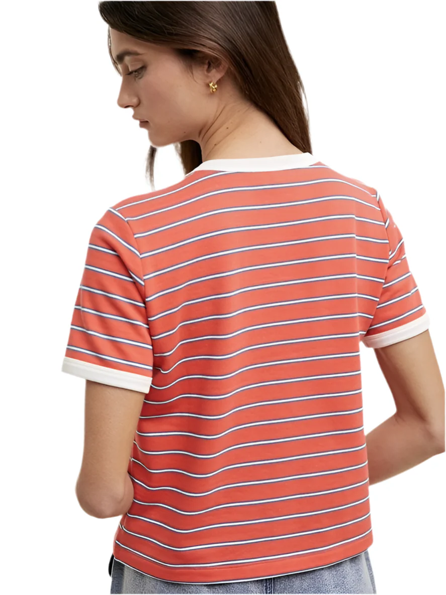Maci Stripe Tee - Image 2