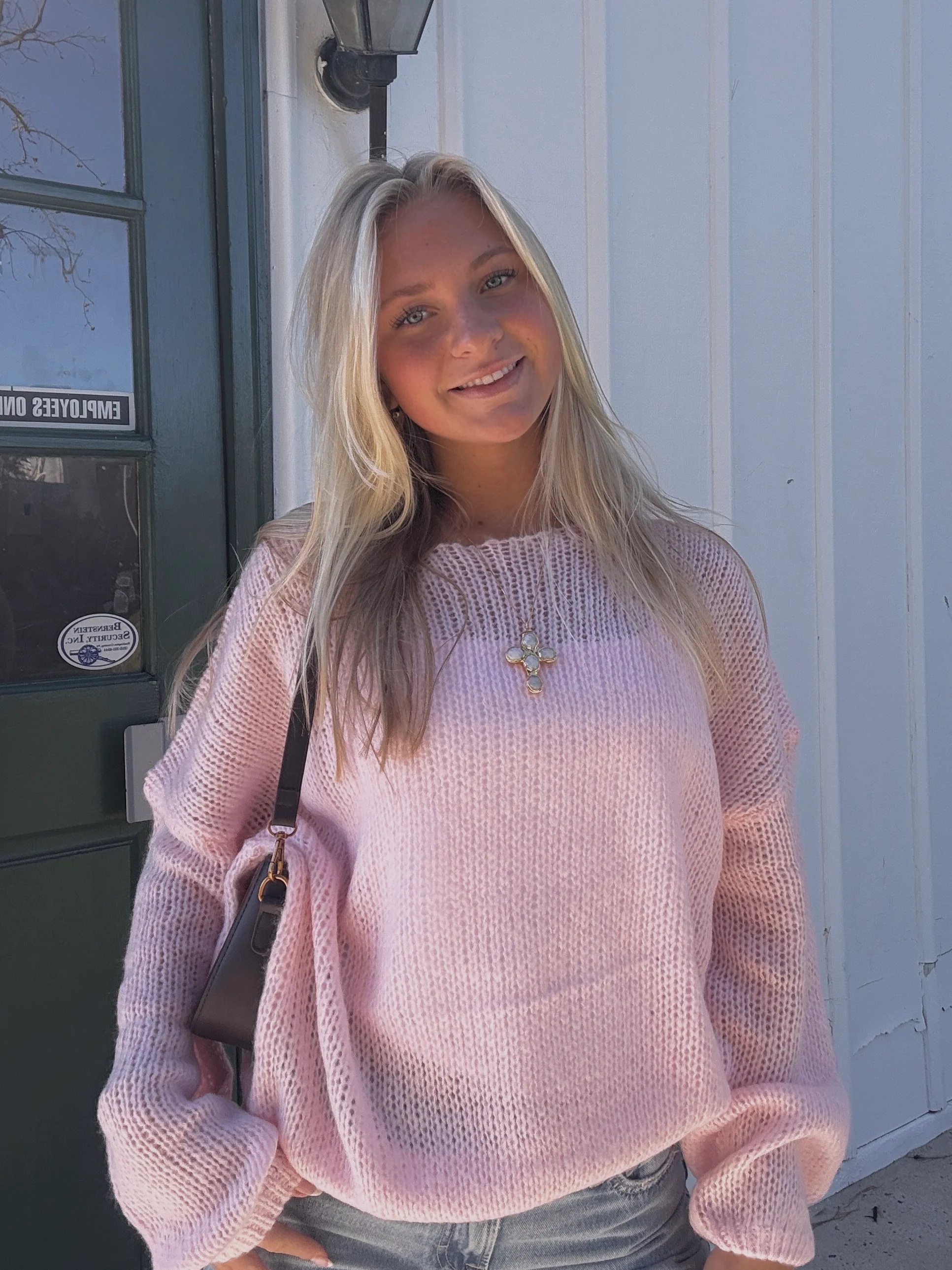 Madison Pink Perfectly Soft Sweater - Image 2