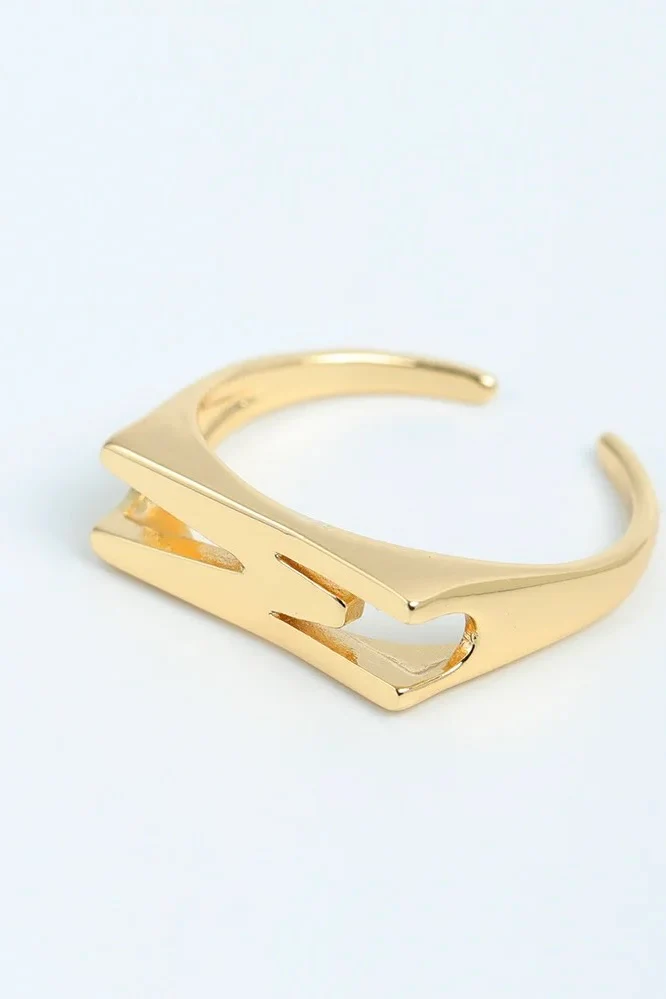 Sloane Slim Initial Ring - Image 14