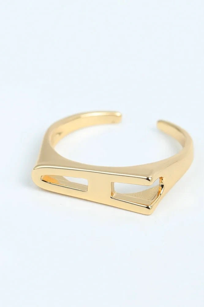 Sloane Slim Initial Ring - Image 2
