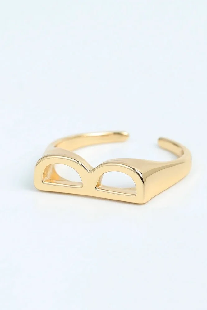 Sloane Slim Initial Ring - Image 3