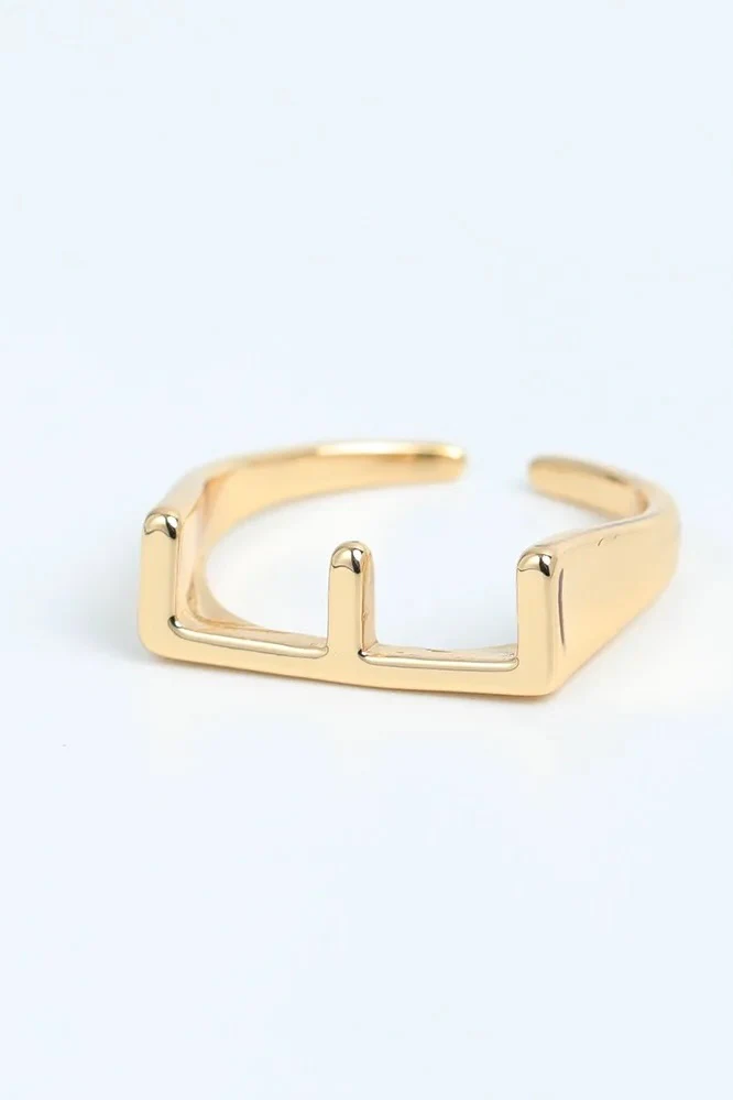 Sloane Slim Initial Ring - Image 6